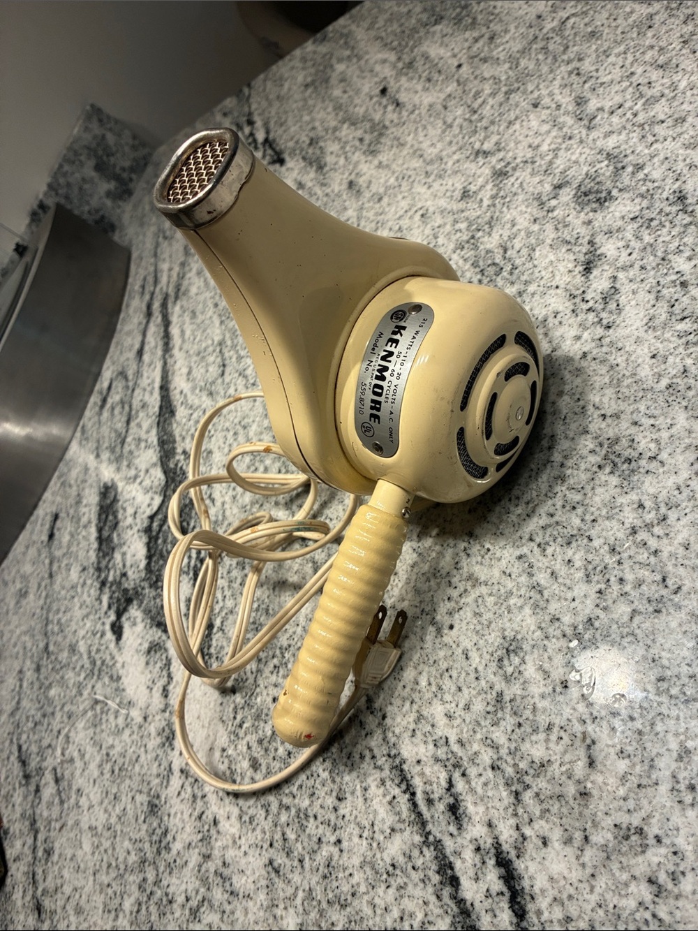 Vintage kenmore electric hair dryer